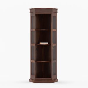 George Sheesham Wood Corner Book Shelf